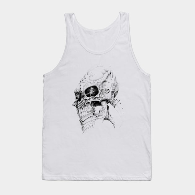 Metal Head Tank Top by abei